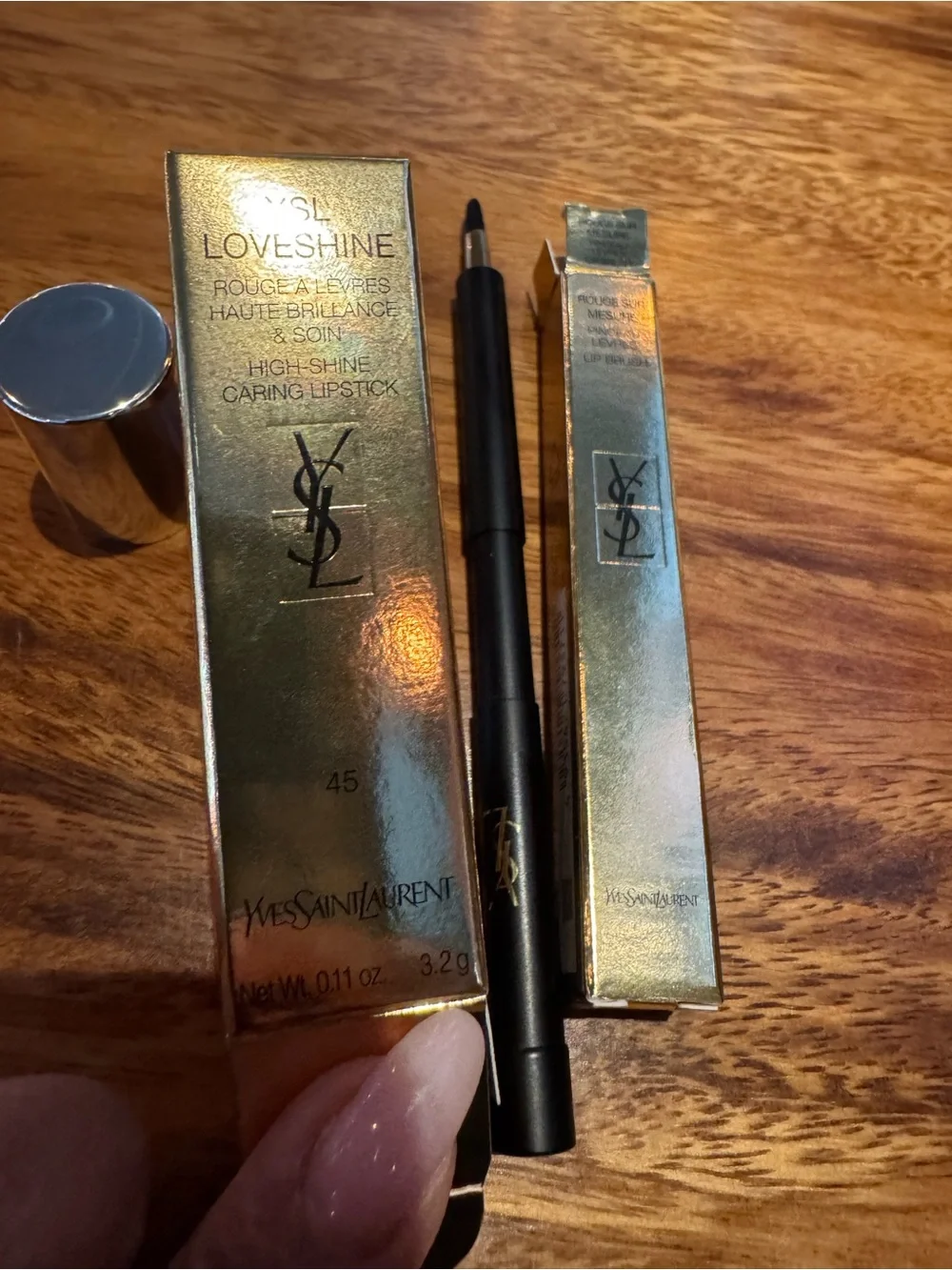 Yves Saint Laurent Loveshine Sheer Lipstick & Liner Duo - Bright Red